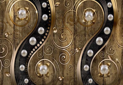 Fotobehang Abstract Swirl Design | XL - 208cm x 146cm | 130g/m2 Vlies