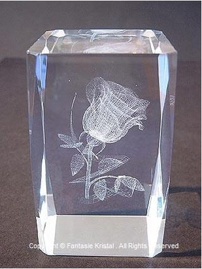 Laserblok roos