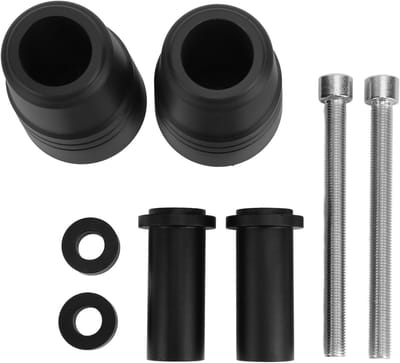 Motorfiets Framebeschermers - Crashpads Set - Val Bescherming - Universele Pasvorm - M10x1.25 - Zwart