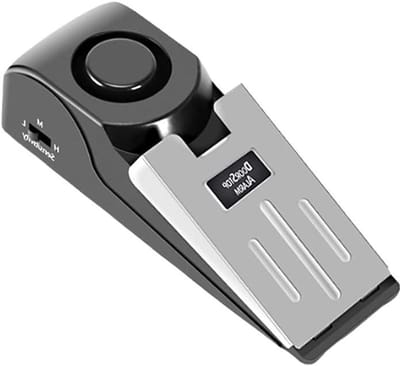 Deurstop Alarm - Veiligheidsalarm Deur - Extra Beveiliging - 120DB Alarmerend - Universeel - Zilver