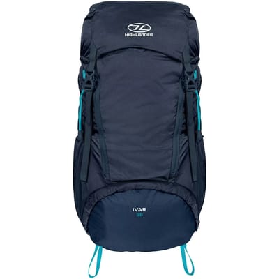 Highlander rugzak Ivar Rucksack Navy Blue voor dames 38 liter - Blauw