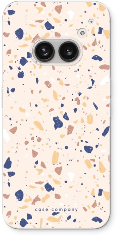 Case Company® - Hoesje geschikt voor Nothing Phone (2a) hoesje - Terrazzo N°23 - Soft Cover Telefoonhoesje - Bescherming aan alle Kanten en Schermrand