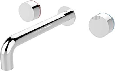 Owen & Finch Inbouw Wandmengkraan – Chroom | Chrome – Progressive Bediening – 217 mm Uitloop