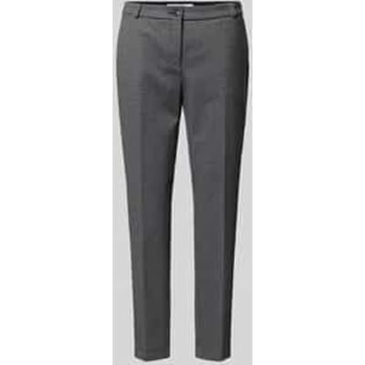 Slim fit stoffen broek met persplooien, model 'STYLE.MARON'
