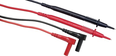 Meetkabels Set - Testkabels Universeel - Elektrische Metingen - Afgeschermde Stekkers - 10 Ampere - Rood