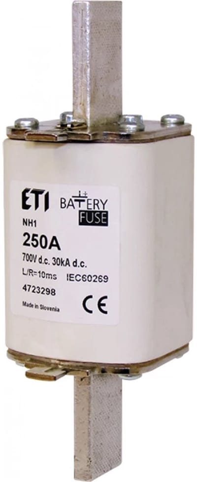 ETI Zekering NH1 gBat 250A/550Vdc