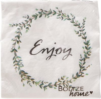 Boltze servetten Enjoy , 3 pakjes van 20 stuks