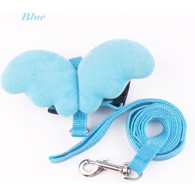Schattig Engelenvleugel Huisdier Konijn Tuigje en Lijn voor Katten Konijnen Gepersonaliseerde Konijnentuigjes Konijnenaccessoires Hamsterkleding XS