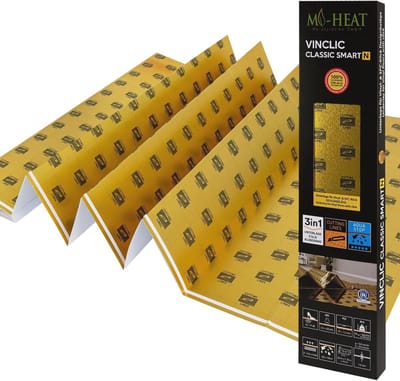 Isolatiemateriaal voor verwarmingssystemen 1,5 mm met AquaStop voor vloerbedekking