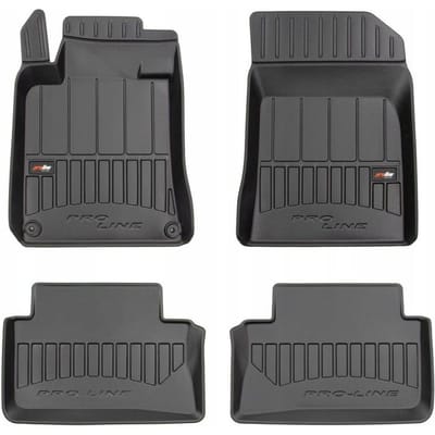 FROGUM PROLINE Automatten - Geschikt voor PEUGEOT 508 I (2010-2018) - 4-delig - TPE Rubber - Zwart