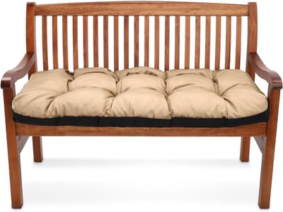 Tuinbankkussen Buiten 120x40 cm voor Tuinbank Hollywoodschommel & Zitbank - Bankkussen Zitkussen Tuinkussen Tuinmeubelkussen Comfortabel Zacht Binnen en Buiten Beige