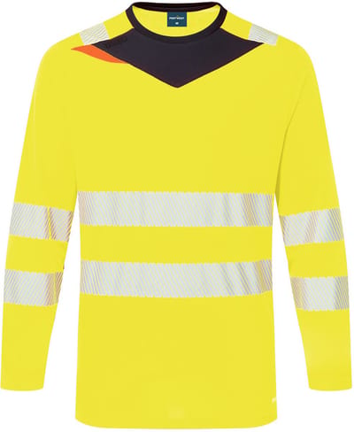 Portwest DX4 Hi-Vis T-shirt L/M DX416 - Geel/Zwart - 4XL
