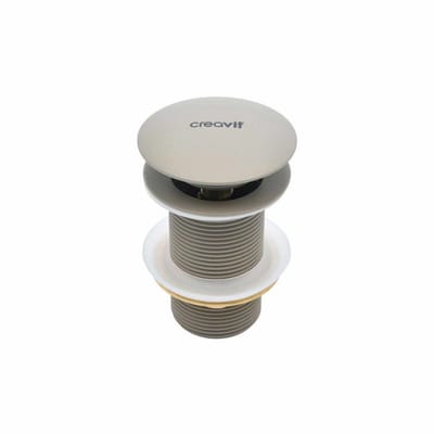Afvoerplug – Click Waste 5/4 – Met overloop – Mat cappuccino