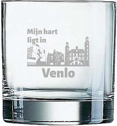 Gegraveerde Whiskeyglas 38cl Venlo