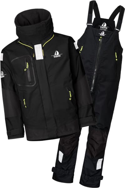 12skipper Magellan Offshore Set Heren / Dames - Zeiljas zwart S, Zeilbroek zwart S