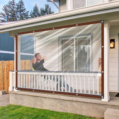 SVN® Veranda Zeil - Transparant Zeil - Afdekzeil - Transparant - ‎100cm x 200cm x 1cm
