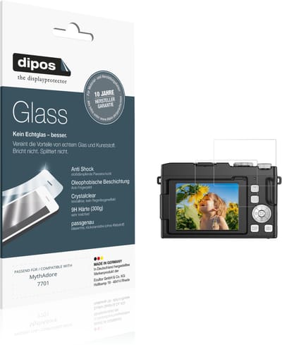 dipos – 2x Pantserfolie geschikt voor MythAdore 7701 | 9H Screenprotector