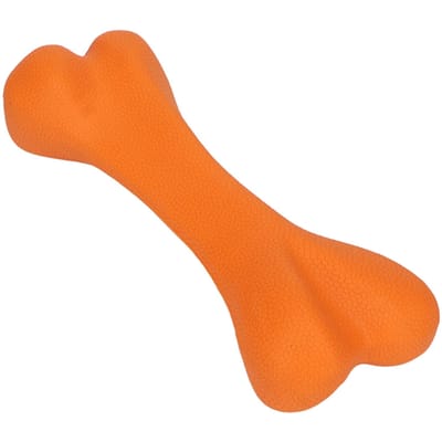 Hondenbot Speelgoed Rubber Bijtbestendig Tandenknarsen Reiniging Duurzaam Onverwoestbaar Hondenkauwspeelgoed voor S orange