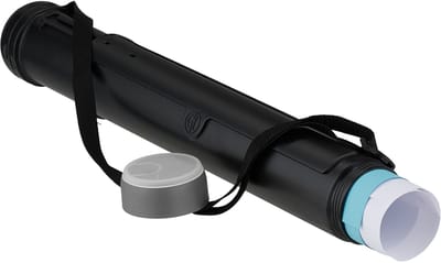 Tekenkoker telescopisch 50-108 cm - tot A0 - zwart-grijs
