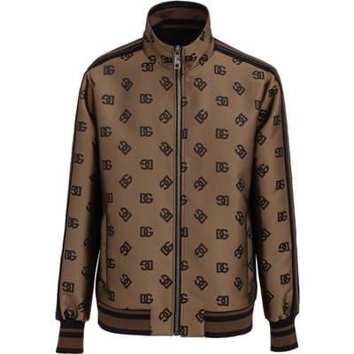 Jas met rits over logo Dolce & Gabbana