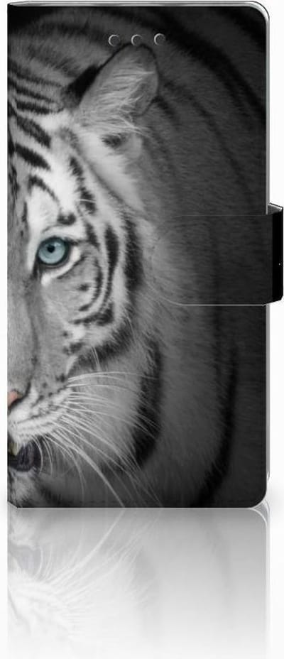 Huawei Ascend P8 Lite Telefoonhoesje met Pasjes Tijger
