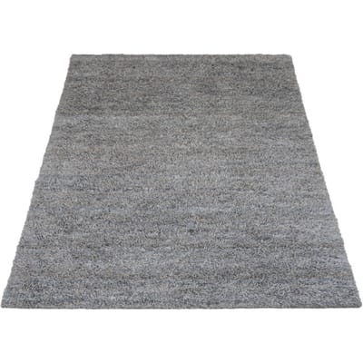 Vloerkleed Berbero Pelosa Grey 834 - 160 x 230 cm - Wol Hoogpolig Vloerkleed – Japandi / Tijdloos Design