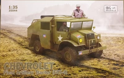 IBG Models Modelbouwpakket Auto - 35044 Chevrolet Veldartillerietrekker (FAT-4) - Militair Voertuig Plastic - 1:35 - Modelbouw