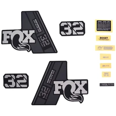 Fox 32 Stepcast Performance Series 2021 Stickers Zwart