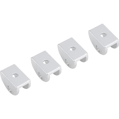 4 stuks Ruimte Aluminium Glasklem Houder Raam Bevestigingsklem Boog Beugel voor Dikte 5 8mm S