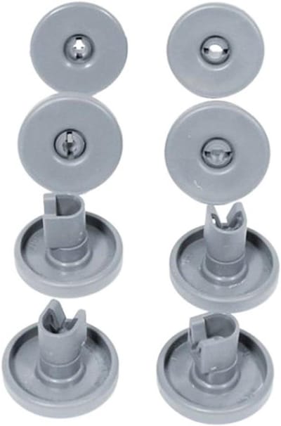 Vaatwasser Onderkorf Wielen - Reserveonderdelen - Vaatwasser Reparatie - Eenvoudige Montage - 8 Stuks 40mm - Zwart