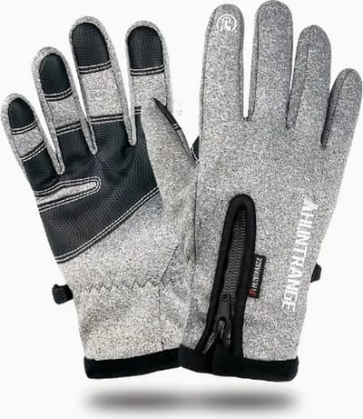 DrPhone H-Range - Touchscreen - Handschoenen - Tot 0 Graden - Waterdicht - Winddicht - Voor Mannen / Vrouwen - Maat M - Grijs