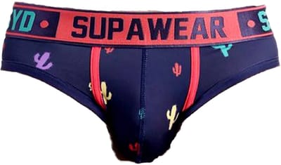 SUPAWEAR Sprint Brief Bristly Black - MAAT S - Heren Ondergoed - Slip voor Man - Mannen Brief