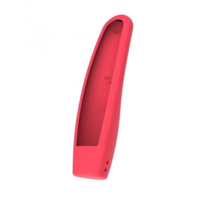 DrPhone GuardCase – Hoesje Voor LG OLED AN-MR600/ AN MR650 Afstandsbediening - Hoogwaardige Siliconen Hoesje - Antislip en schokbestendig – Met Polsband koord – Rood
