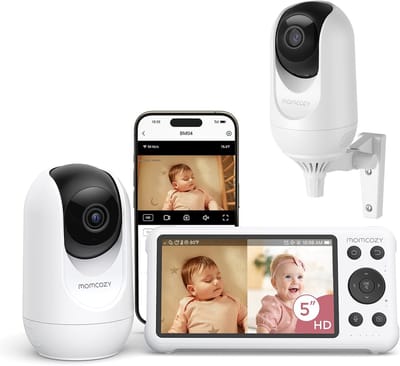 Video Babyfoon - Met App - Baby Bewaken - Twee Camera's - 127 cm Scherm