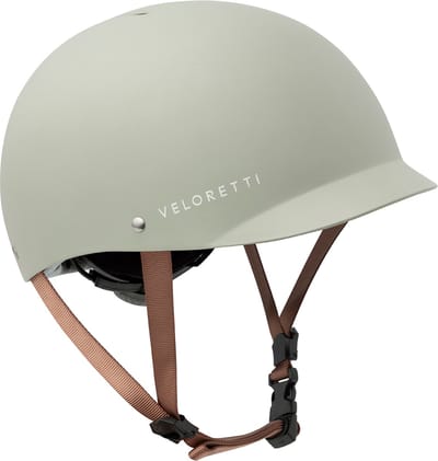 Veloretti Kinderhelm fiets - Pebble Grey (Maat XS)