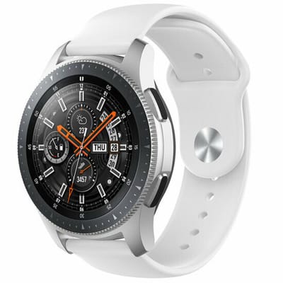 By Qubix - Rubberen sportband - Wit - Geschikt voor Xiaomi Redmi Watch 5 Active / Redmi Watch 5 Lite