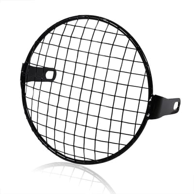 Dailygoods- Schijnwerfer Grill Goudkleurig - Aluminium - 1 Stuk - Geschikt voor Motorraden - Stevige Constructie - 6 cm x 3,5 cm - Motorfietsverlichting