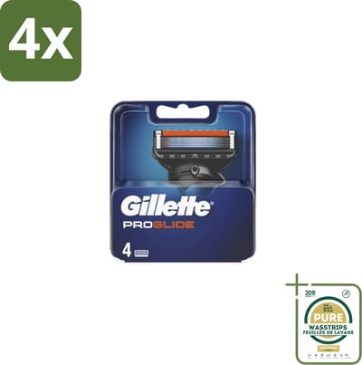 Gillette - Fusion5 ProGlide – Scheermesjes – Navulmesjes – 4 Mesjes - Voordeelverpakking - 4 stuks - Gladheid - Comfort