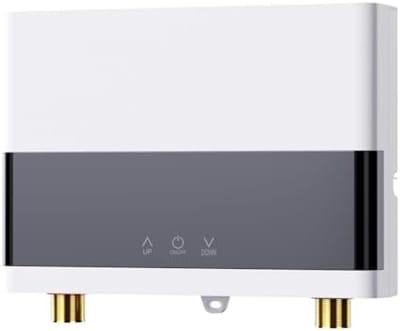 Elektrische Doorstroomboiler 6000W voor Keuken en Douche - Direct Warm Water met LED Temperatuurweergave - Drukvast Ontwerp - Energieklasse A - Wit