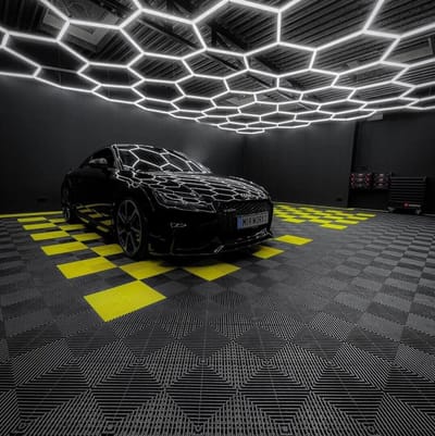 DITA Hexagon LED Verlichting - Hexagon LED Lamp - Kapper verlichting - Hexagon Led Panelen - Garage Verlichting - Auto Verlichting - Vervormbare Wandpanelen - Salon verlichting - Detail Verlichting Dita
