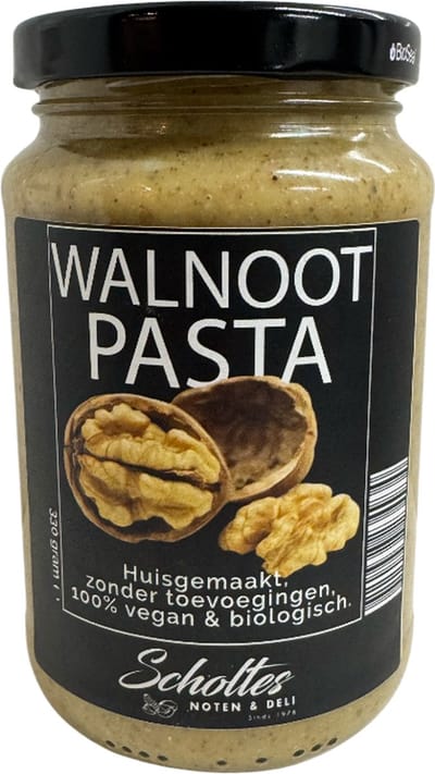 Walnoot Pasta | Biologisch | Notenpasta | Huisgemaakt