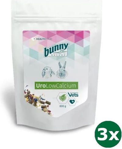 3x800 gr Bunny nature healthfood urolow calcium