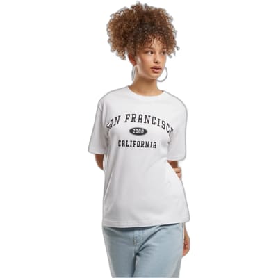 Dames-T-shirt Miss Tee San Francisco City Wording