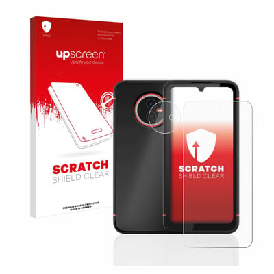upscreen - Screenprotector voor Gigaset GX4 / GX4 Pro (Voor+Camera) - Folie Beschermfolie transparant