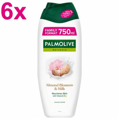 Palmolive Naturals Amandelbloesem en Melk (6 x 750ml)
