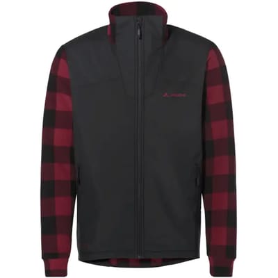 VAUDE Men's Minaki Mid Jacket II, Jas, fietskleding, fleece, winddicht, Heren, Fietsjack