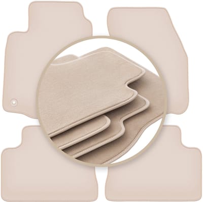 PREMIUM beige matten voor: Mitsubishi Colt V / CJO hatchback 1996-2003
