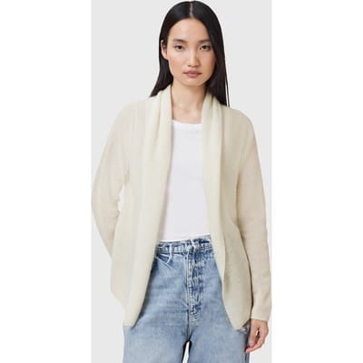 AllSaints Laina Cardigan Chalk White Taglia: L | Cardigan Outlet | Donna | Bianco