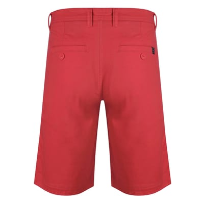 Weird Fish Heren Rayburn Korte Broek met Platte Voorkant (Radicaal Rood)