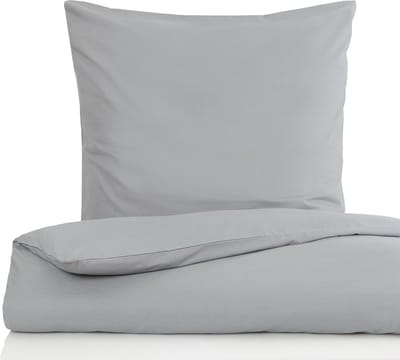 Lumaland - Dekbedovertrek incl. kussenhoes - YKK ritssluiting - 155x220cm + 80x80cm - Cool Grey